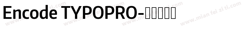 Encode TYPOPRO字体转换